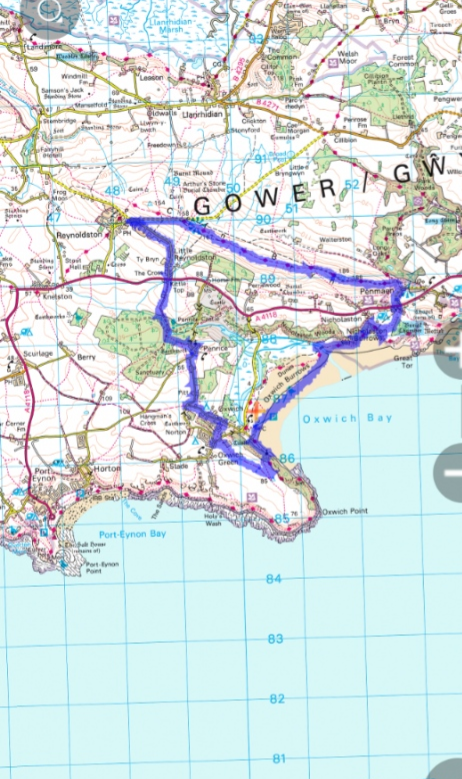 Walk route